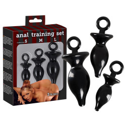 You2Toys Pack de 3 plugs Tet Ass Noirs